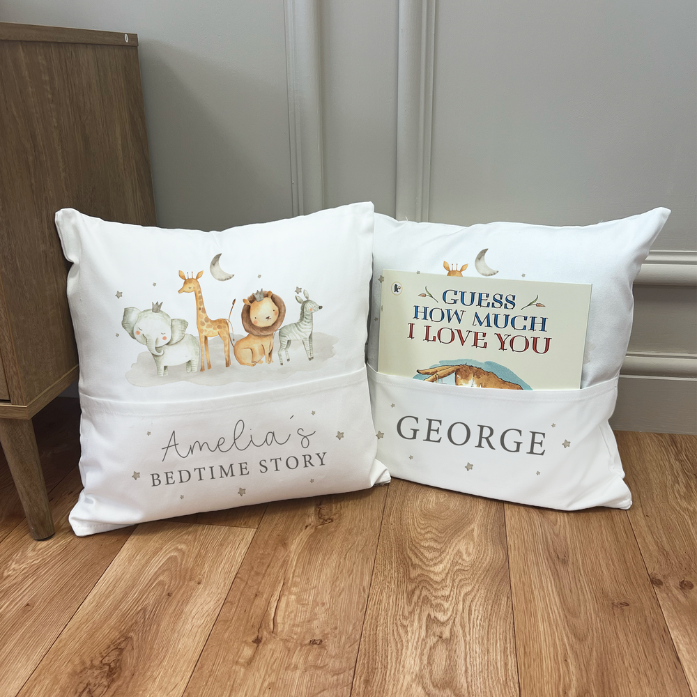 Personalised Bedtime Story Jungle Cushion