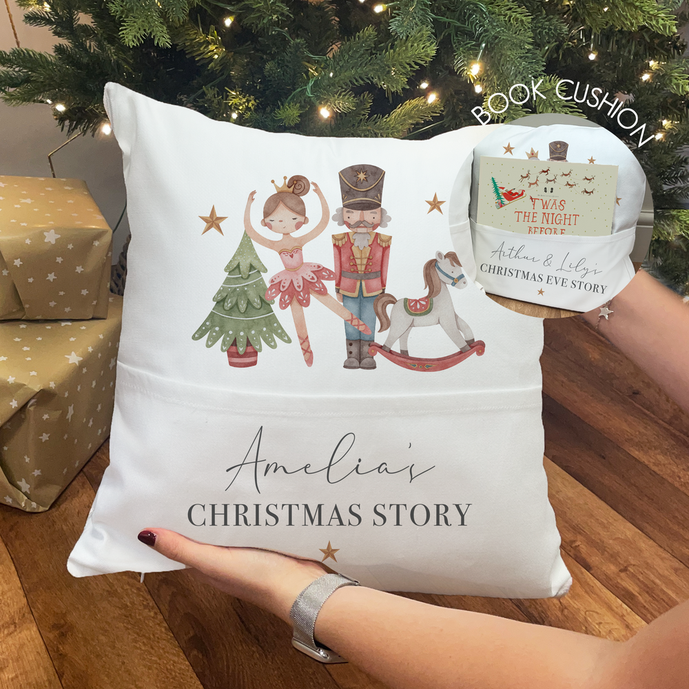 
                      
                        Personalised Christmas Story Book Cushion
                      
                    