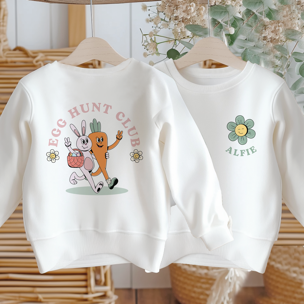 
                      
                        Personalised Kids & Adults Easter Egg Hunt Sweatshirt
                      
                    