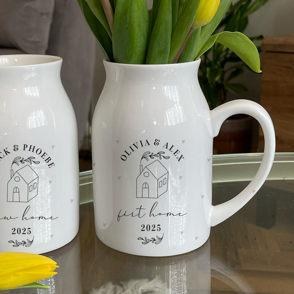 Personalised New Home Jug  Vase