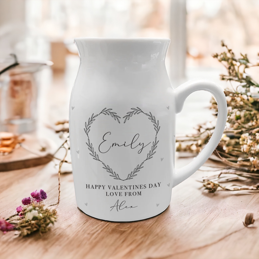 Personalised Valentine's Day Vase