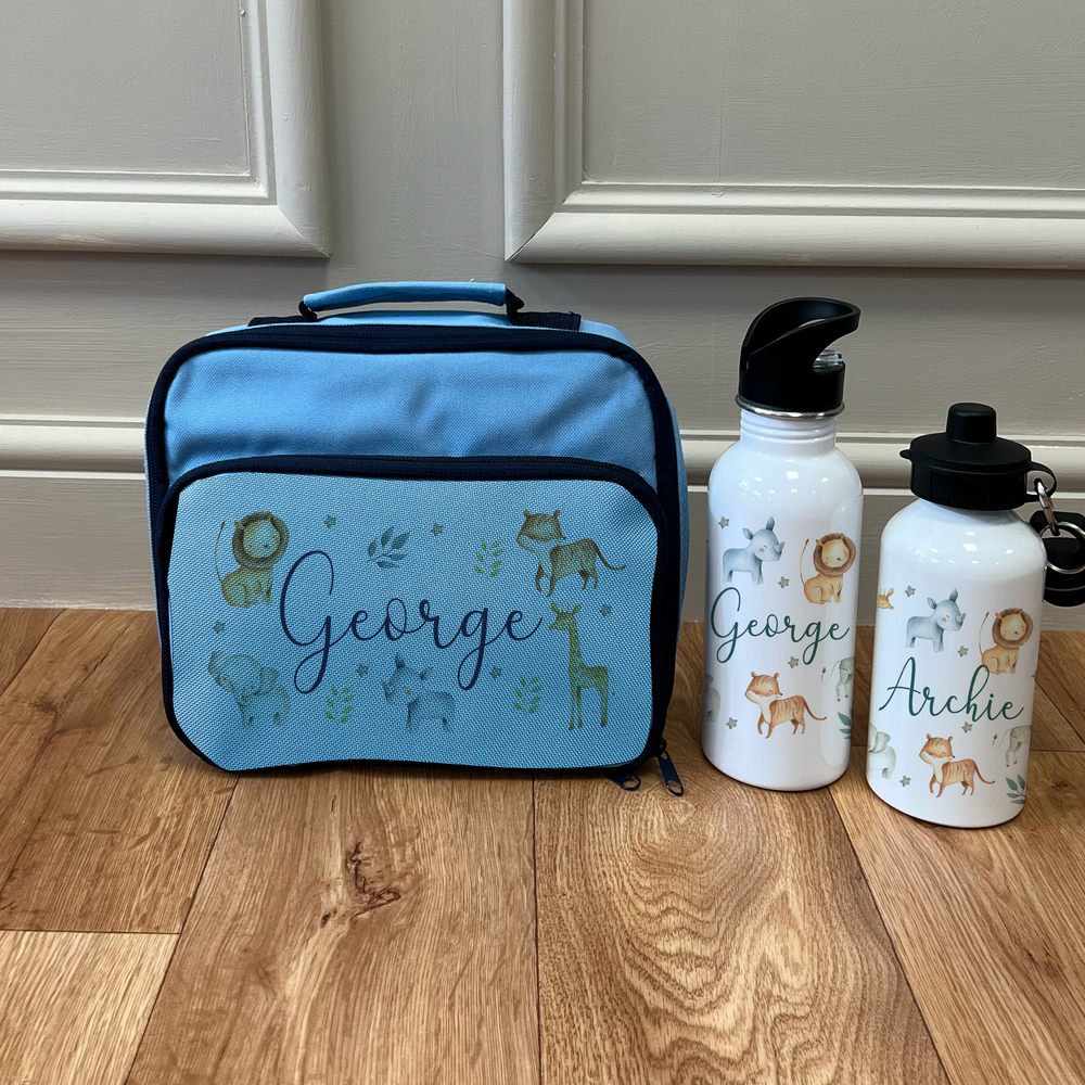 
                      
                        Personalised Jungle Lunch Box & Bottle Set
                      
                    