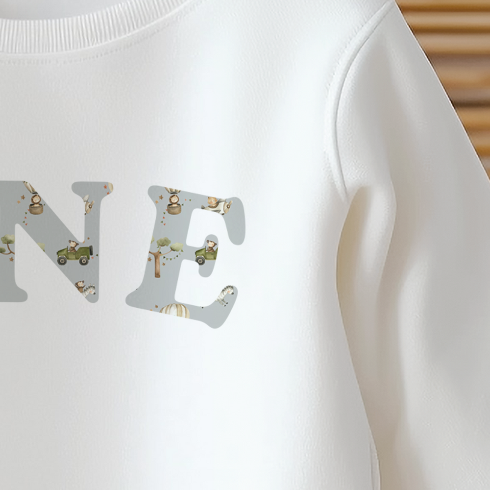 
                      
                        Personalised Jungle Print Name Sweatshirt
                      
                    