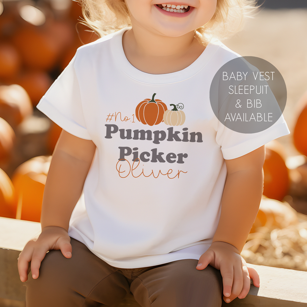 
                      
                        Personalised Pumpkin Picker Halloween T-Shirt
                      
                    