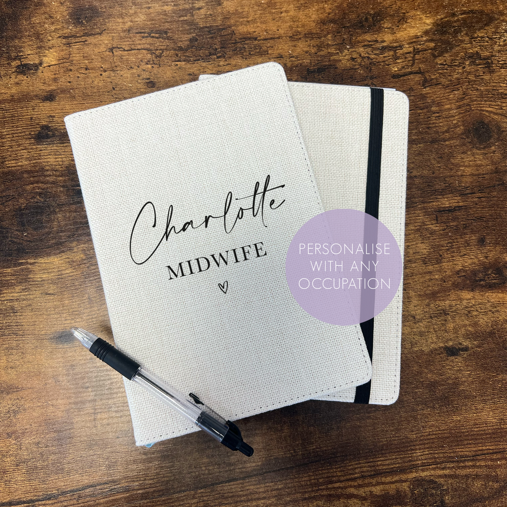 Personalised Midwife / Job Notebook