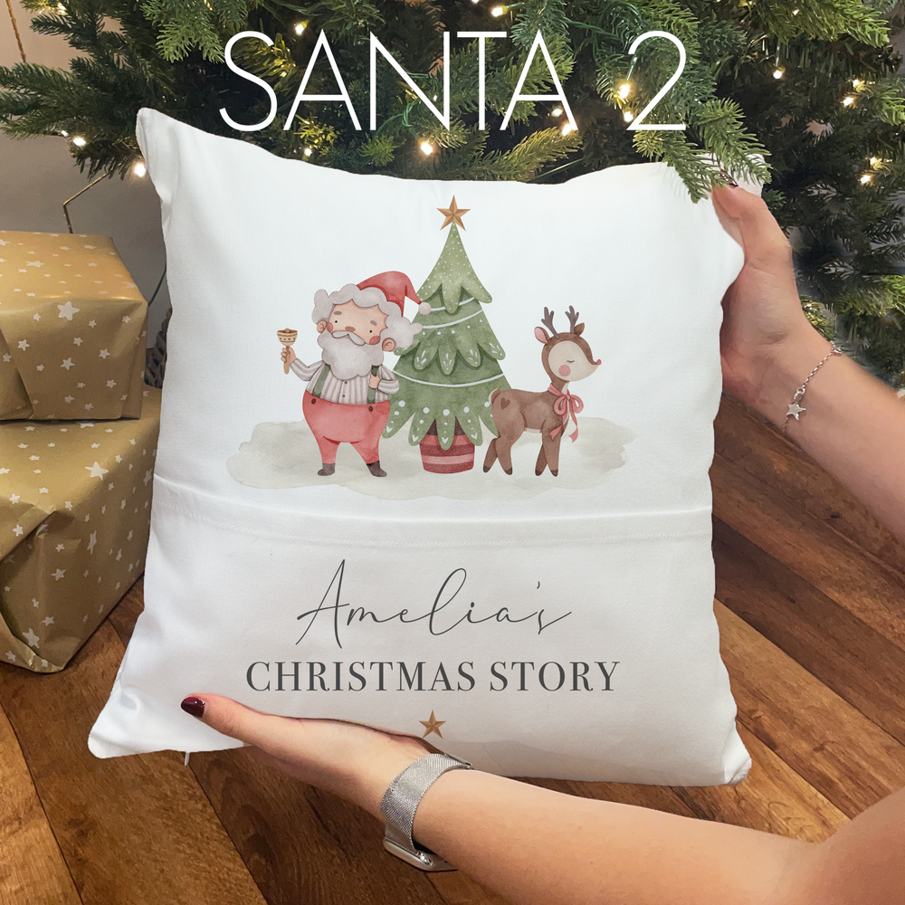 
                      
                        Personalised Christmas Story Book Cushion
                      
                    