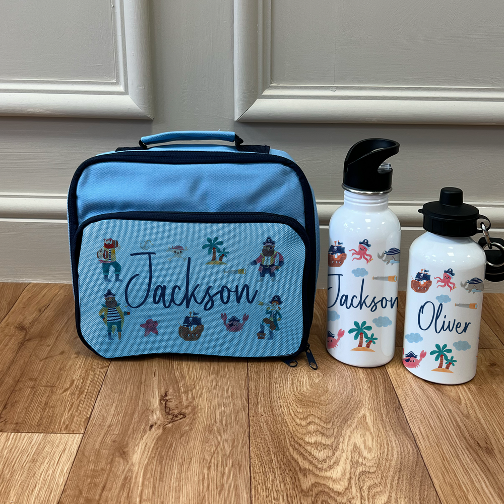 
                  
                    Personalised Pirate Lunch Box & Bottle Set
                  
                