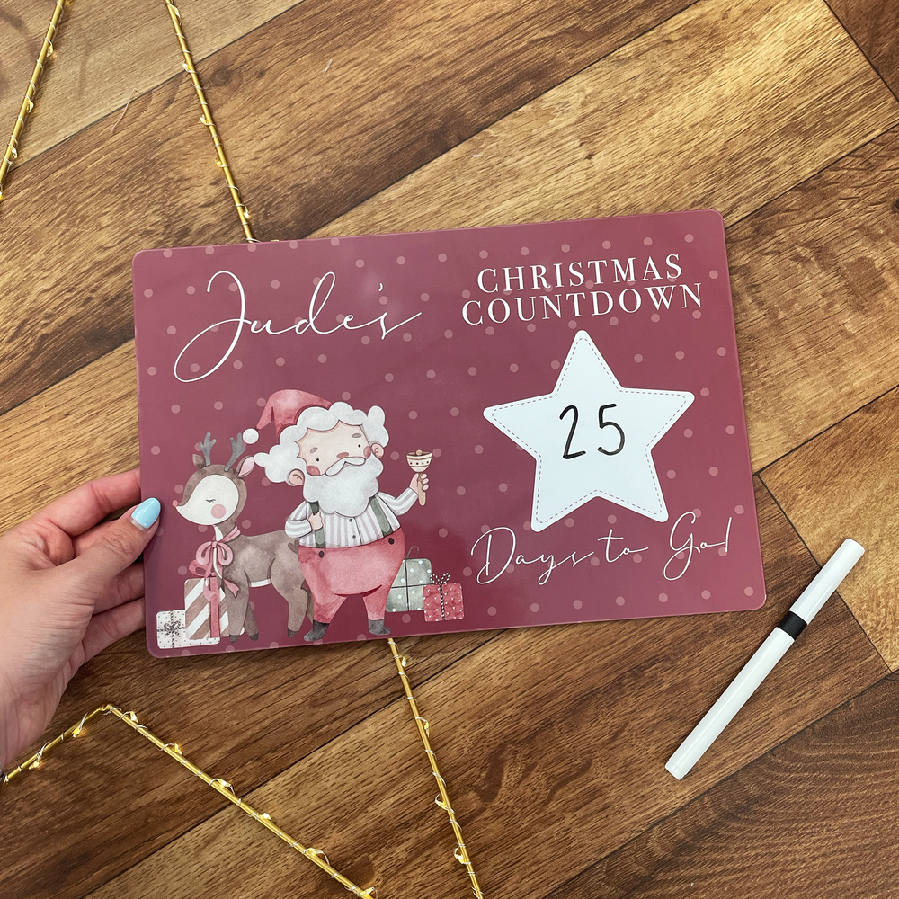 
                  
                    Personalised Christmas Countdown Sign
                  
                