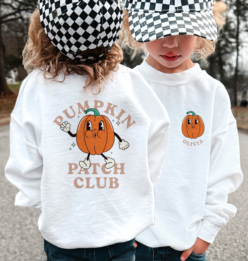 
                      
                        Personalised Pumpkin Patch Club Sweatshirt
                      
                    