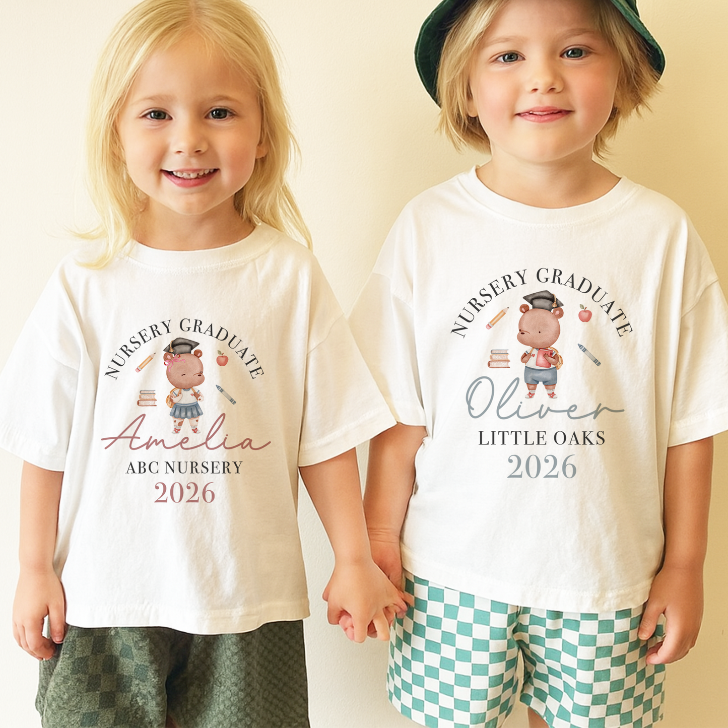 Personalised Nursery Graduate T-Shirt