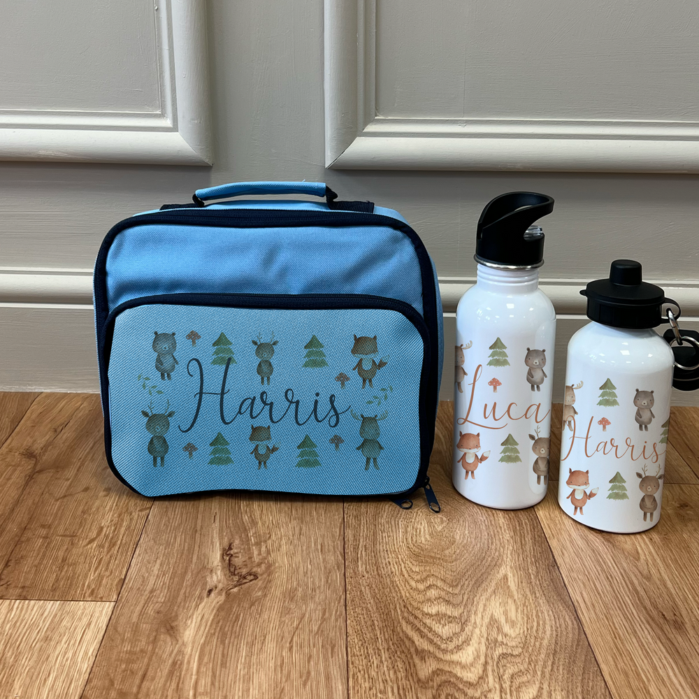 
                      
                        Personalised Woodland Lunch Box & Bottle Set
                      
                    