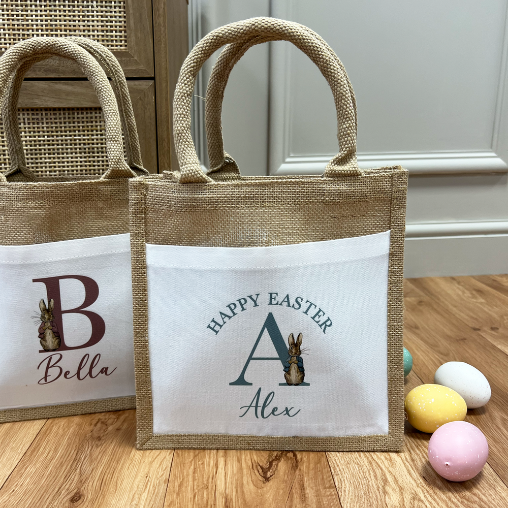 
                      
                        Personalised Easter Jute Bag
                      
                    