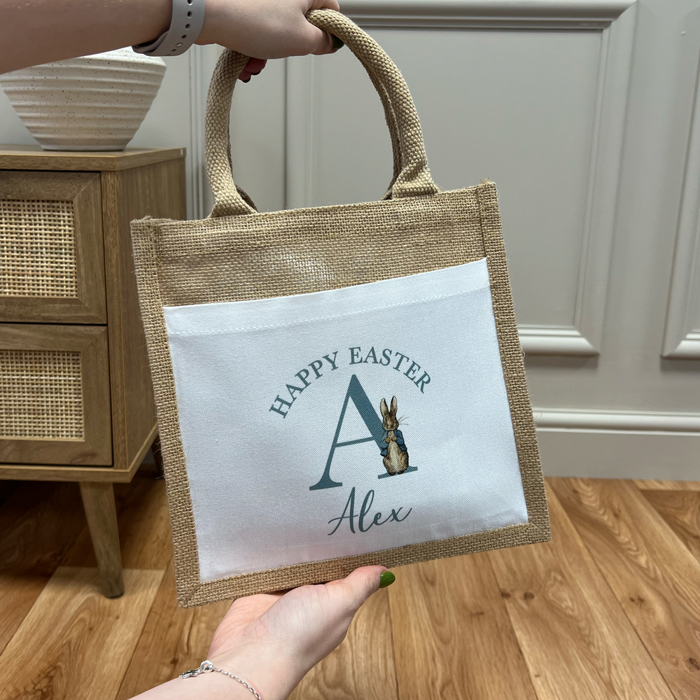 
                      
                        Personalised Easter Jute Bag
                      
                    