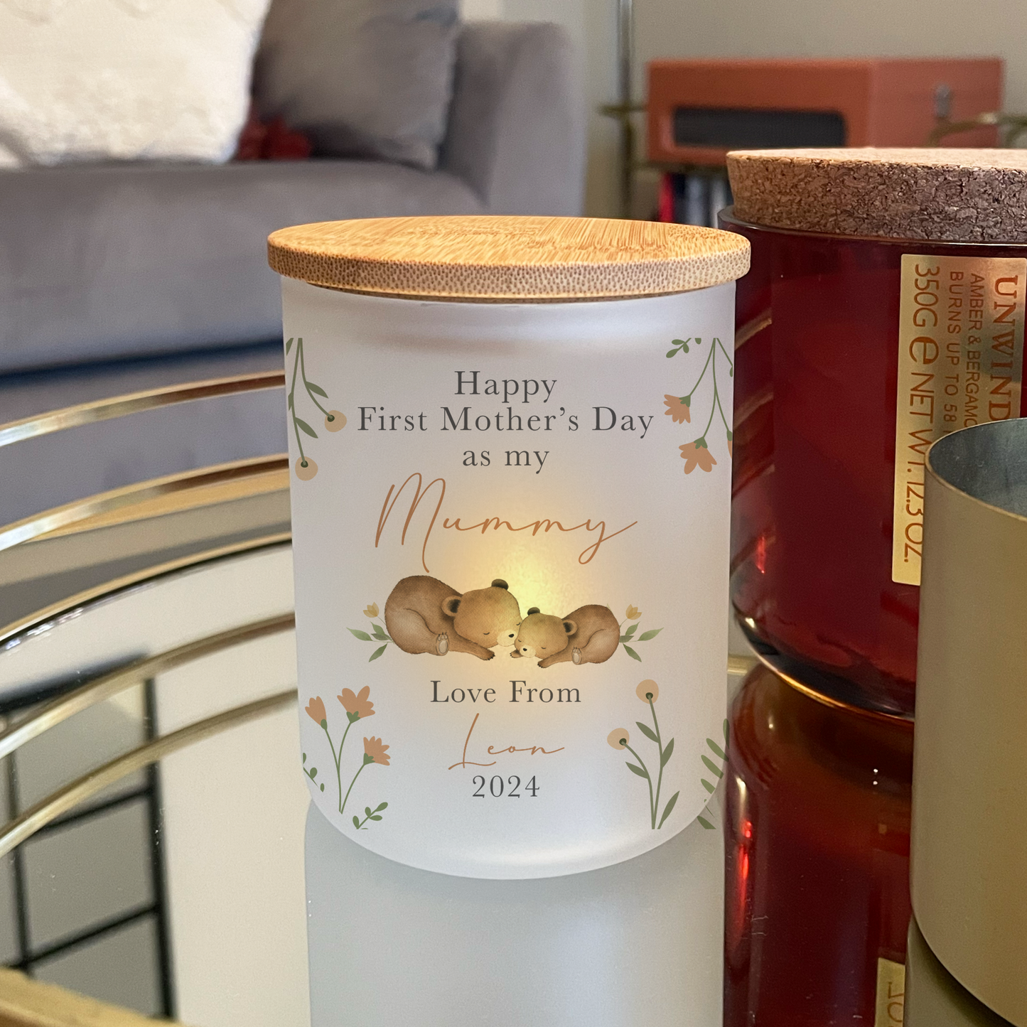 
                  
                    Personalised First Mother's Day Candle
                  
                