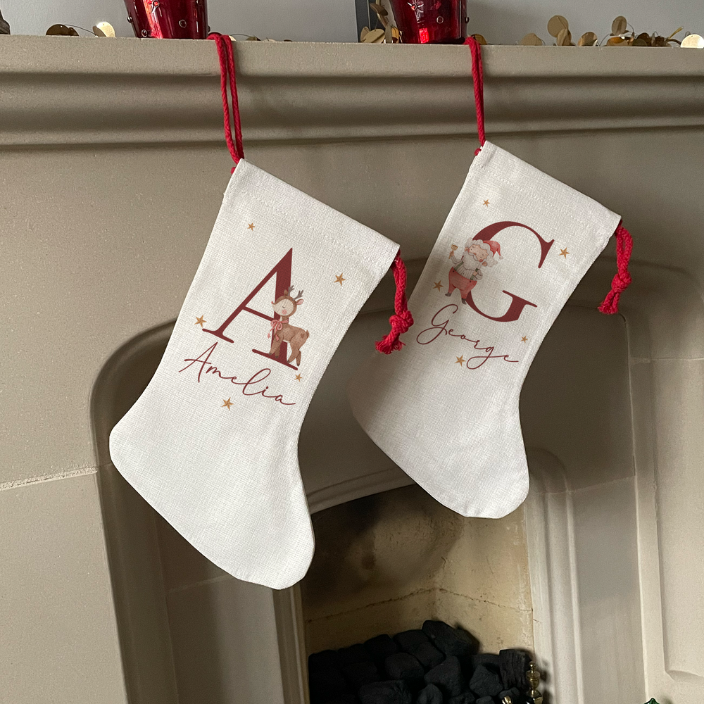 
                  
                    Personalised Santa & Reindeer Stocking
                  
                