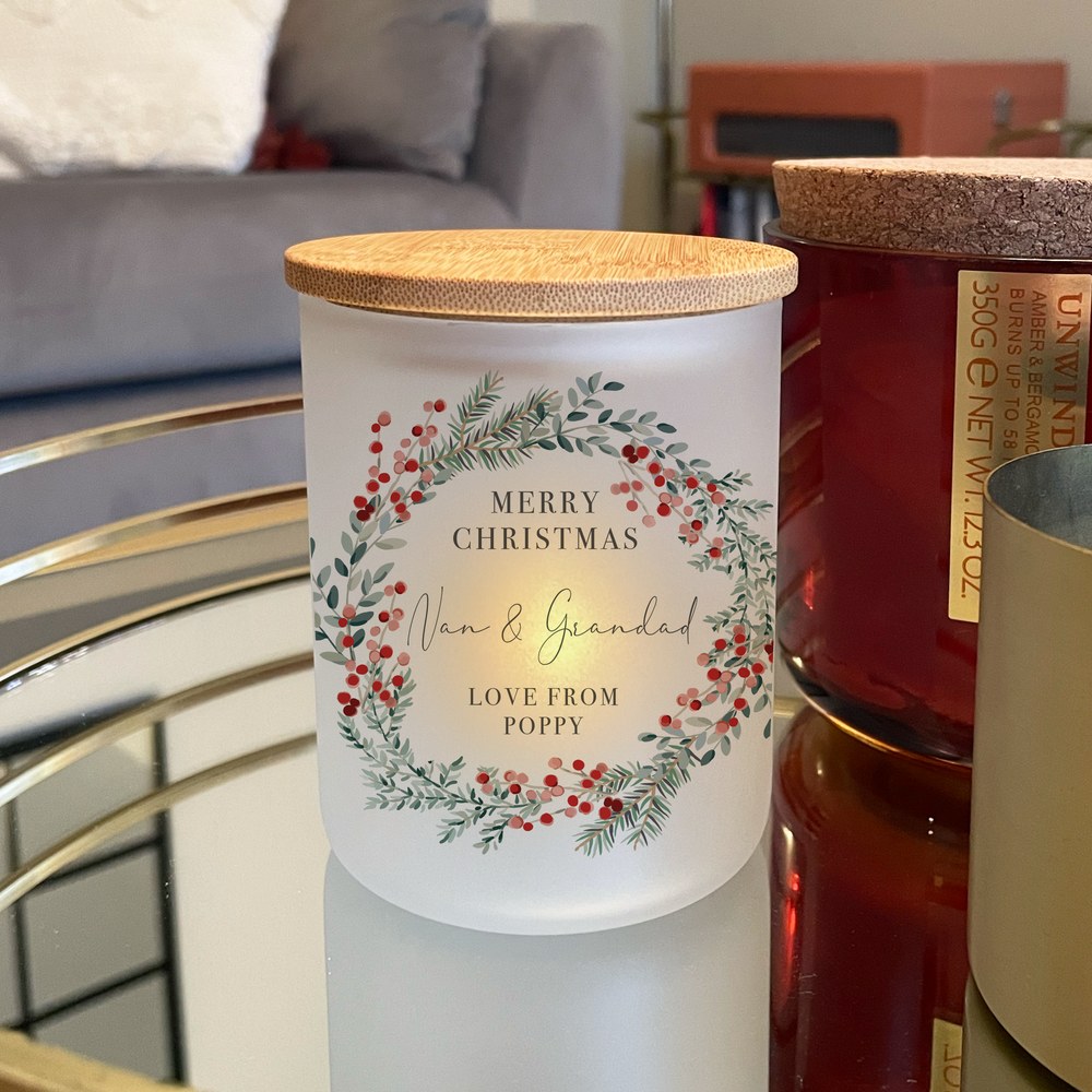 
                      
                        Personalised Christmas Candle
                      
                    