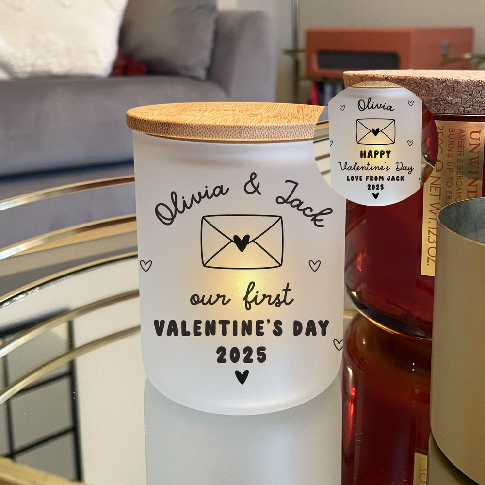 
                      
                        Personalised Valentine's Day Candle Jar & Tea Light
                      
                    