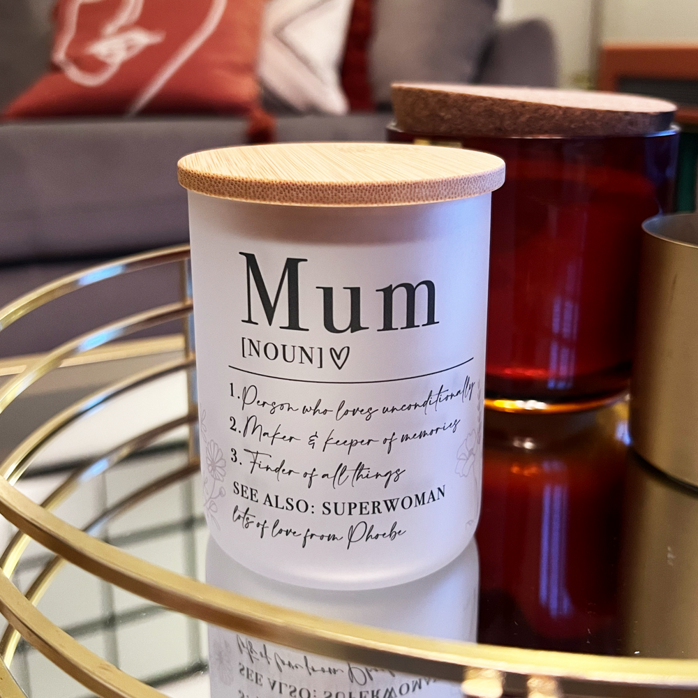 
                      
                        Personalised Mother's Day Mum Candle Jar & Tea Light
                      
                    