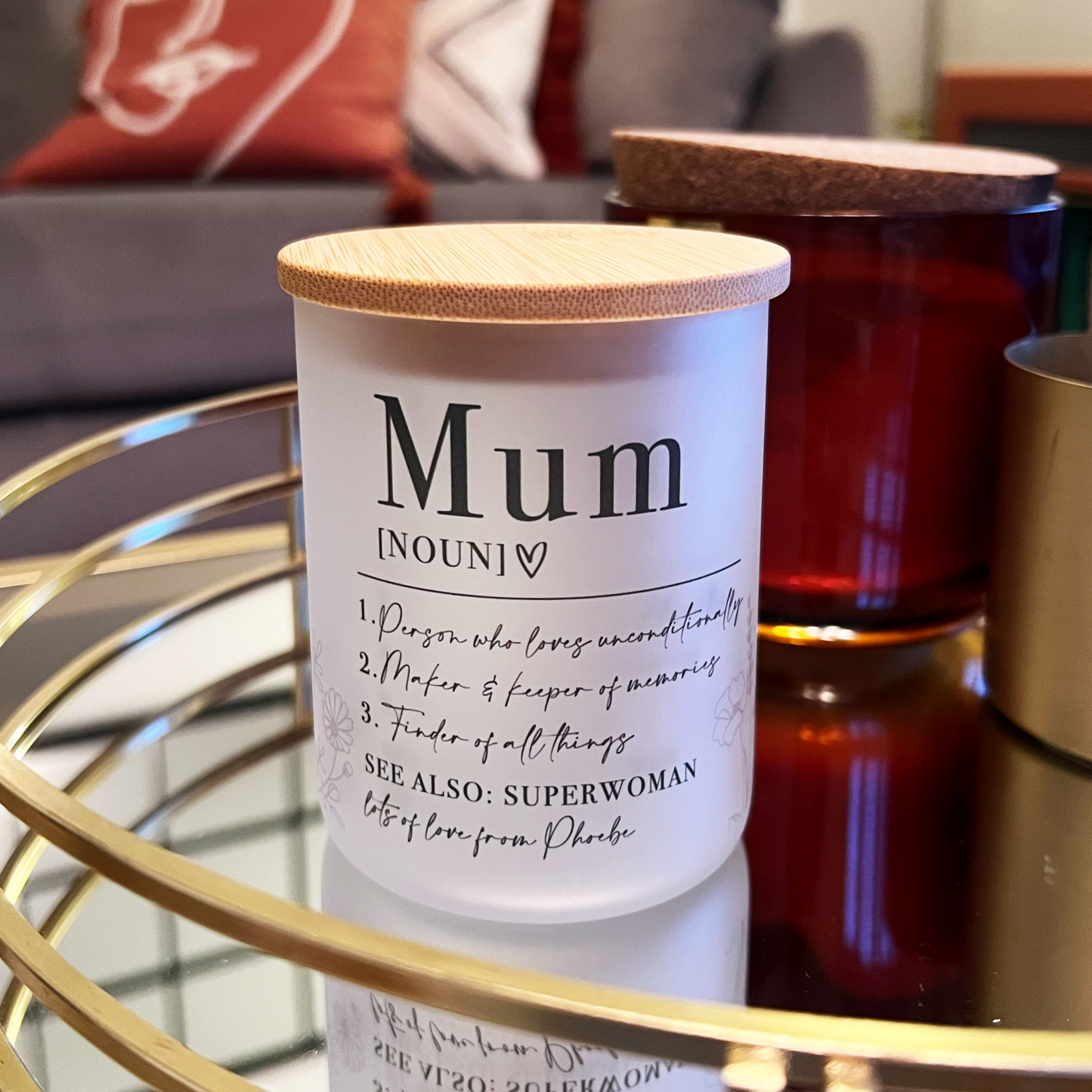 
                  
                    Personalised Mother's Day Mum Candle
                  
                
