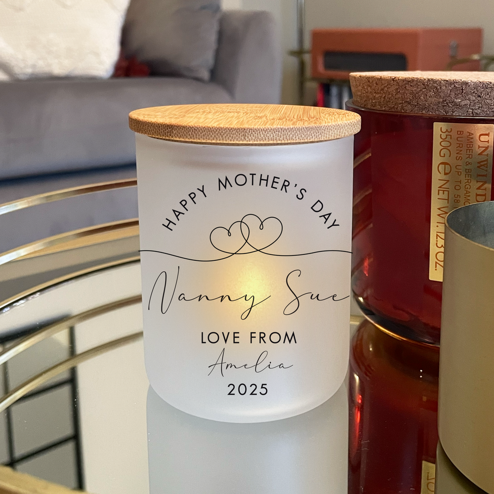 
                      
                        Personalised Mother's Day Mum Candle Jar & Tea Light
                      
                    