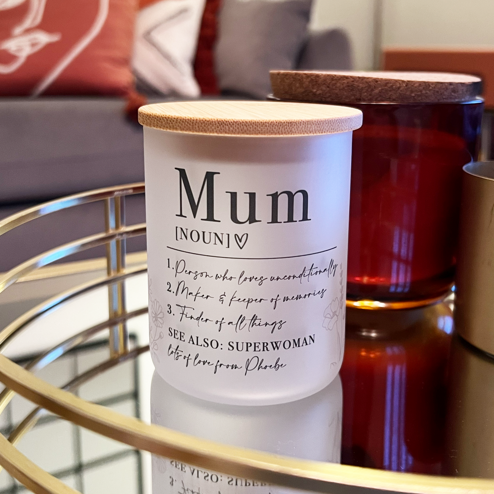 
                      
                        Personalised Mother's Day Mum Candle Jar & Tea Light
                      
                    