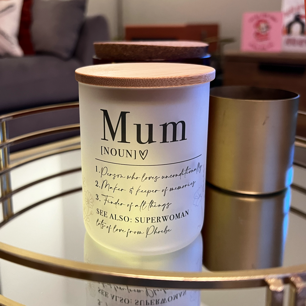 
                      
                        Personalised Mother's Day Mum Candle Jar & Tea Light
                      
                    