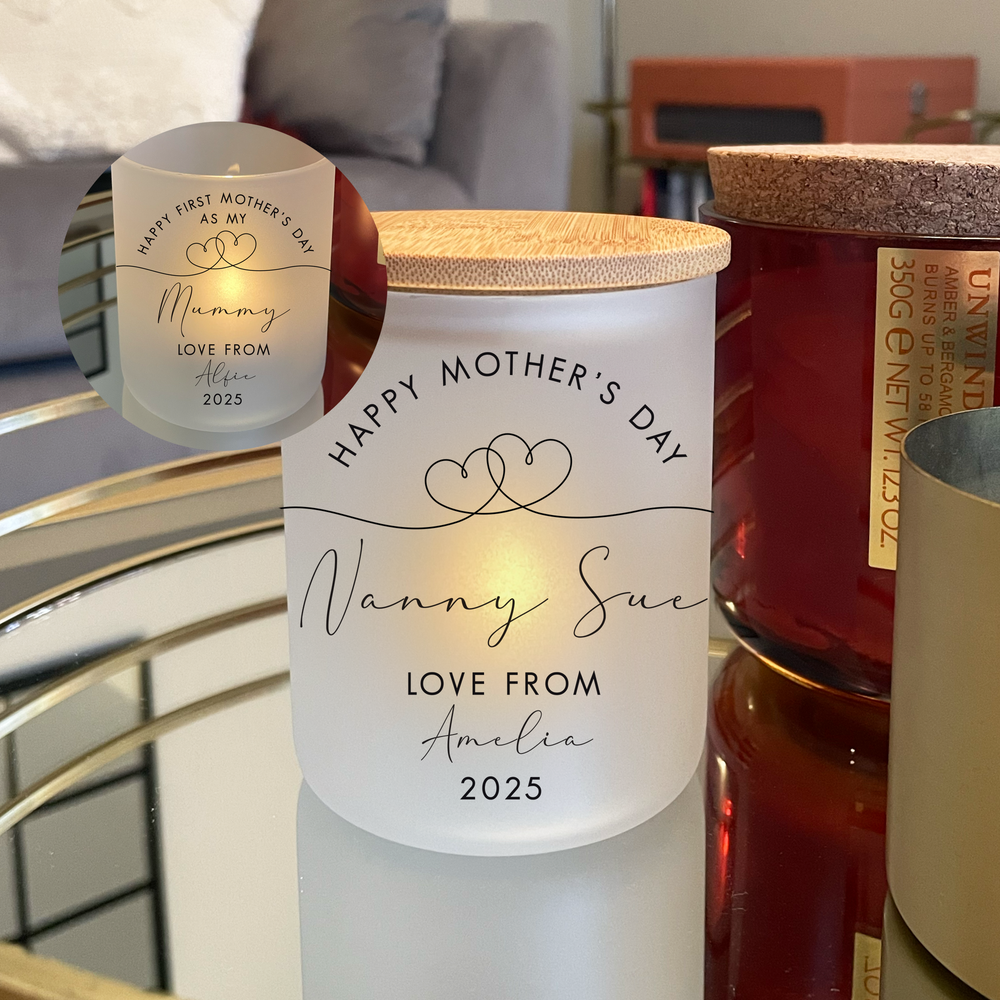 
                      
                        Personalised Mother's Day Mum Candle Jar & Tea Light
                      
                    