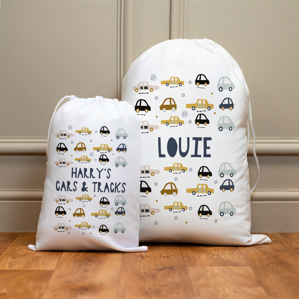 Personalised Car Toy Sack