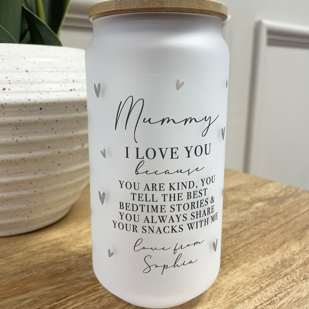 
                      
                        Personalised Reasons Why I Love You Glass Tumbler
                      
                    