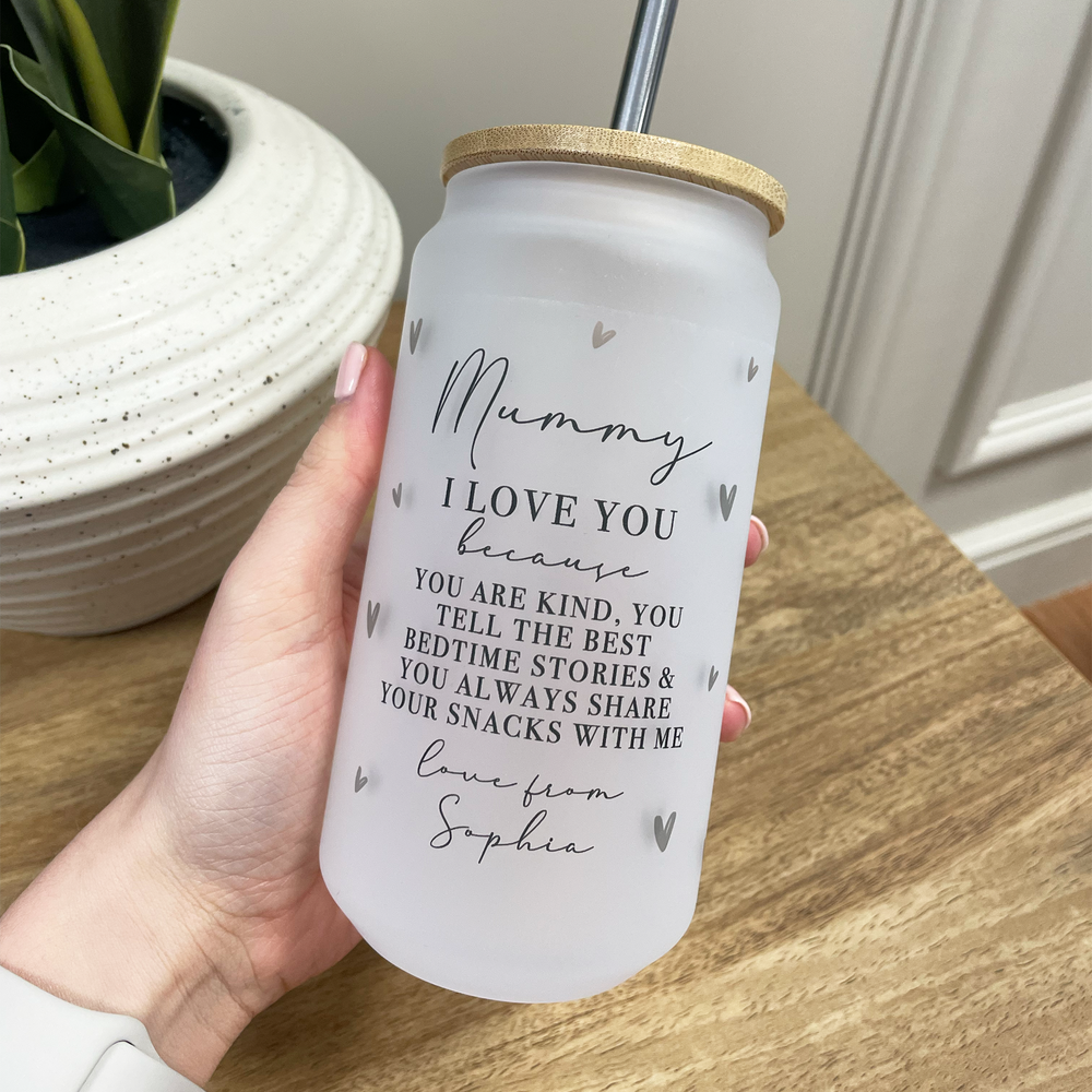 
                      
                        Personalised Reasons Why I Love You Glass Tumbler
                      
                    