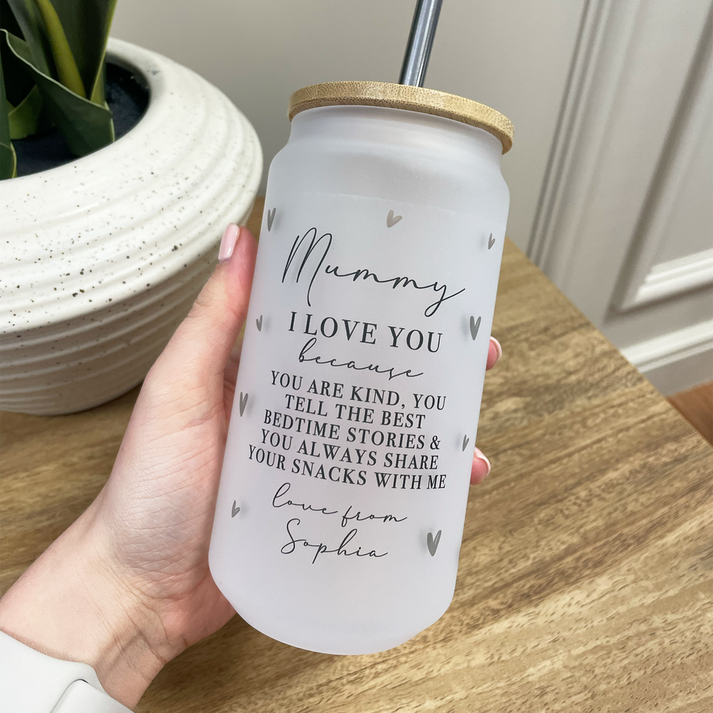 
                  
                    Personalised Reasons Why I Love You Glass Tumbler
                  
                