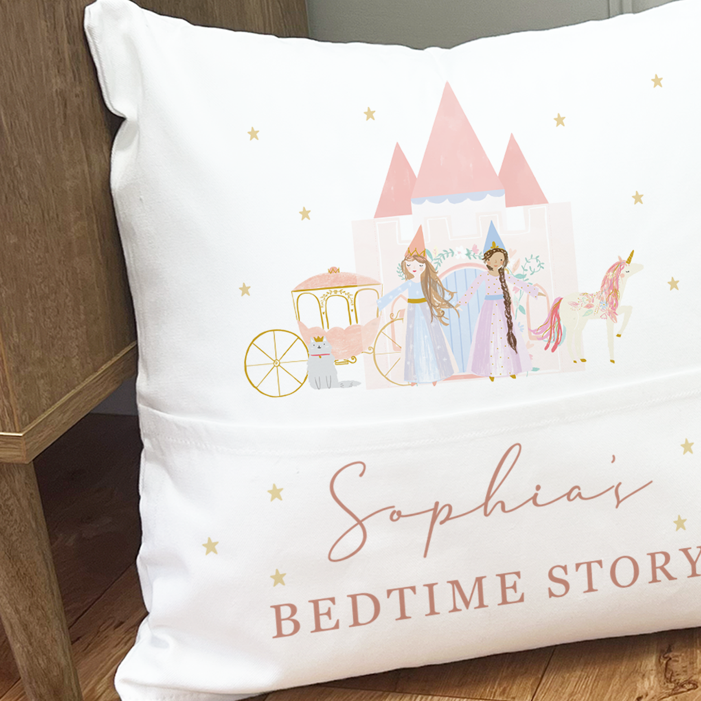Personalised Bedtime Story Princess Cushion