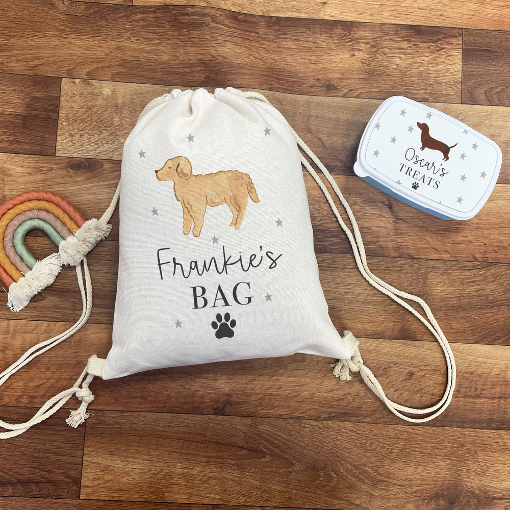 
                      
                        Personalised Dog Bag & Treat Box Set
                      
                    