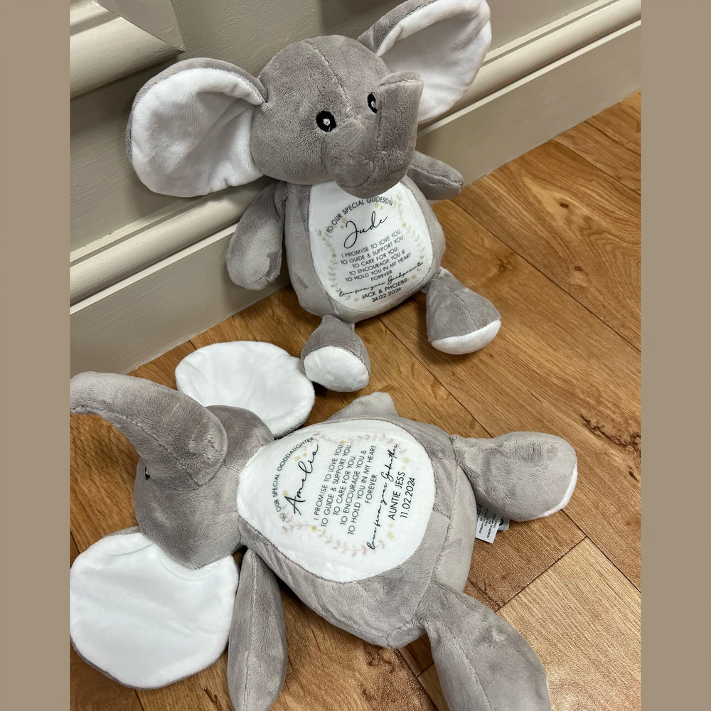 
                      
                        Personalised Godchild Elephant
                      
                    