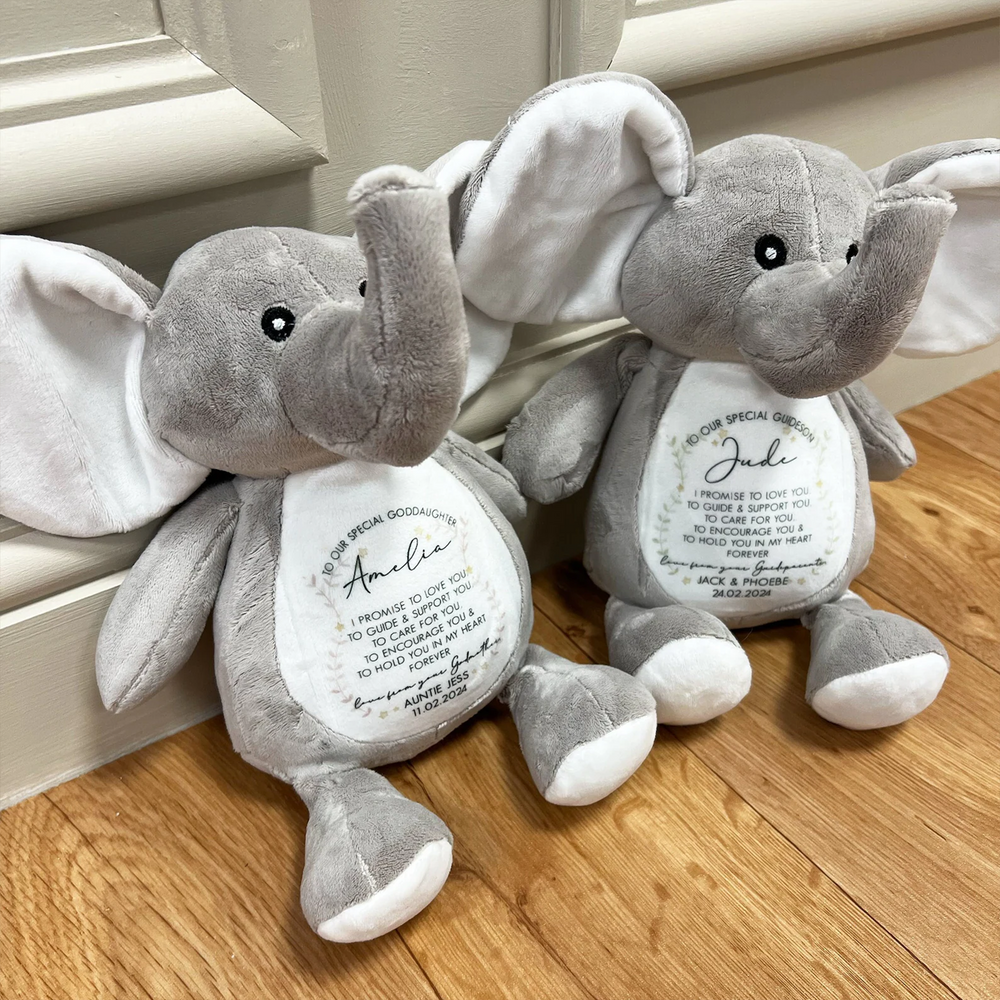 
                      
                        Personalised Godchild Elephant
                      
                    