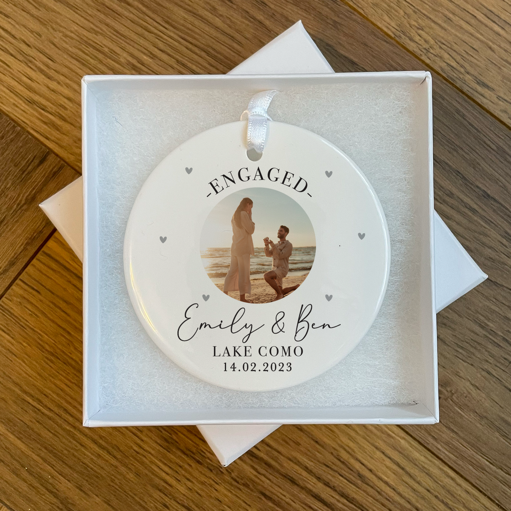 
                      
                        Personalised Engagement Ornament
                      
                    