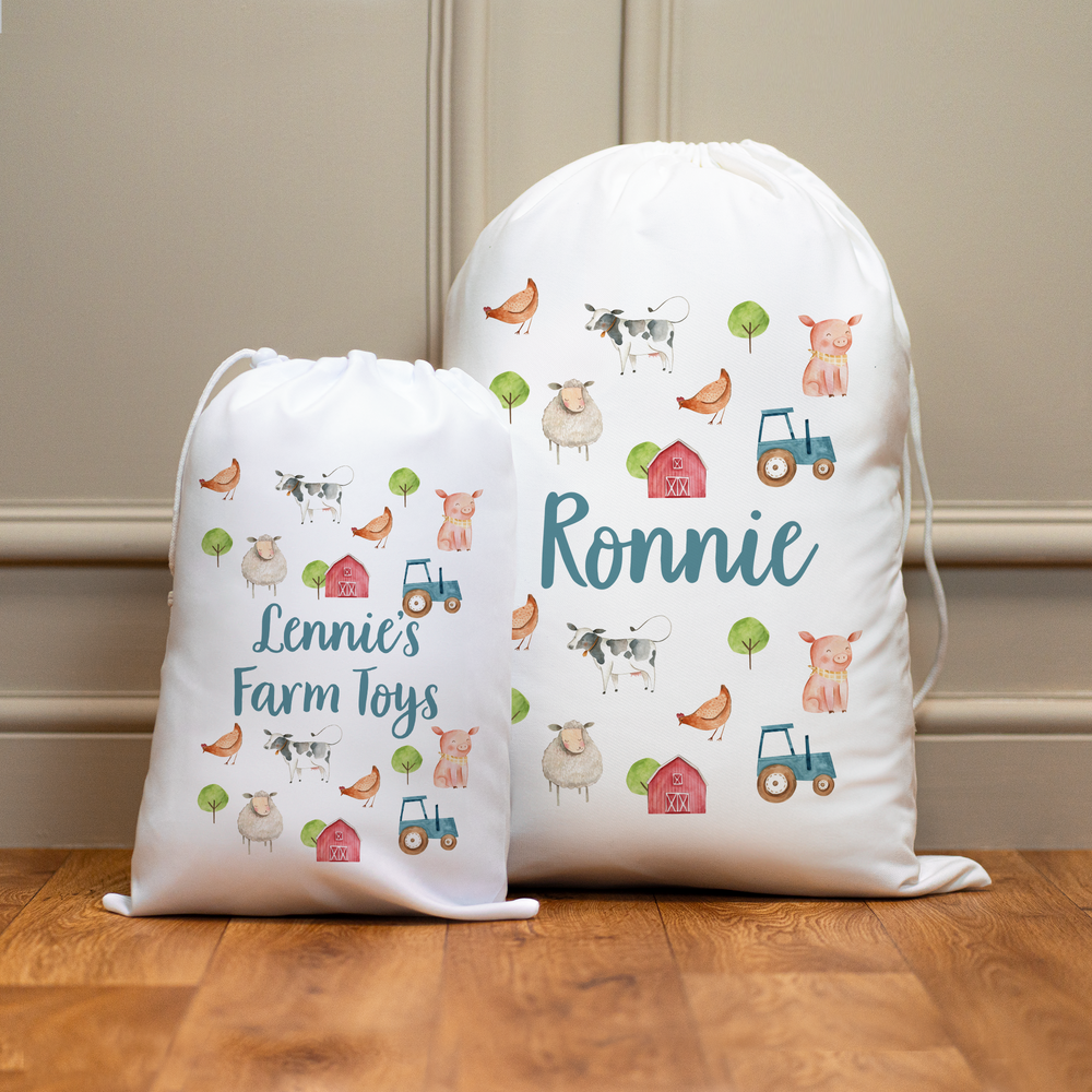 Personalised Farm Toy Sack