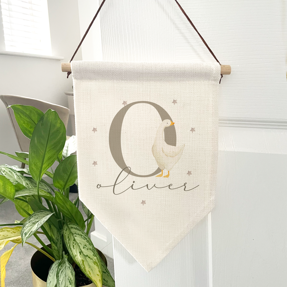 
                      
                        Personalised Baby Goose Flag
                      
                    