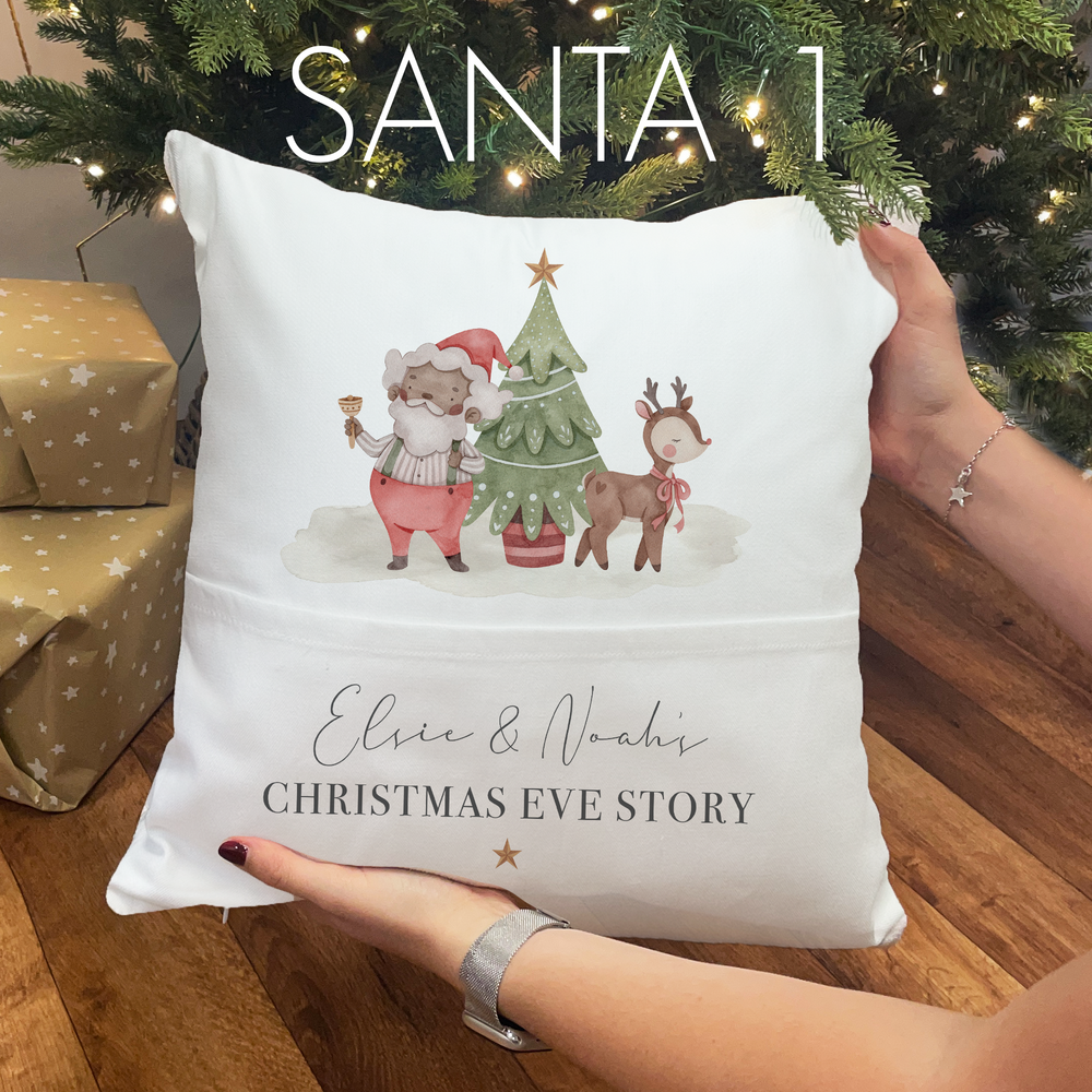 
                      
                        Personalised Christmas Story Book Cushion
                      
                    