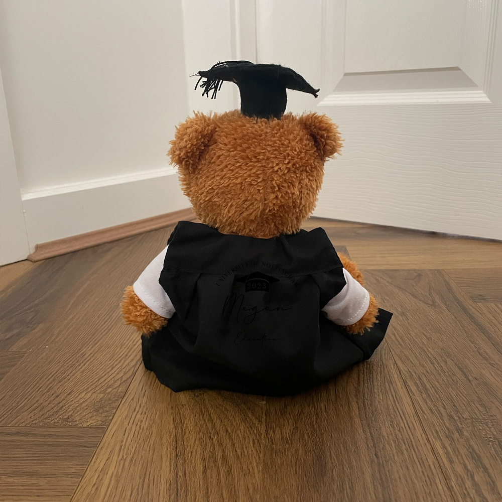 Personalised Graduation Bear Jean and Moon