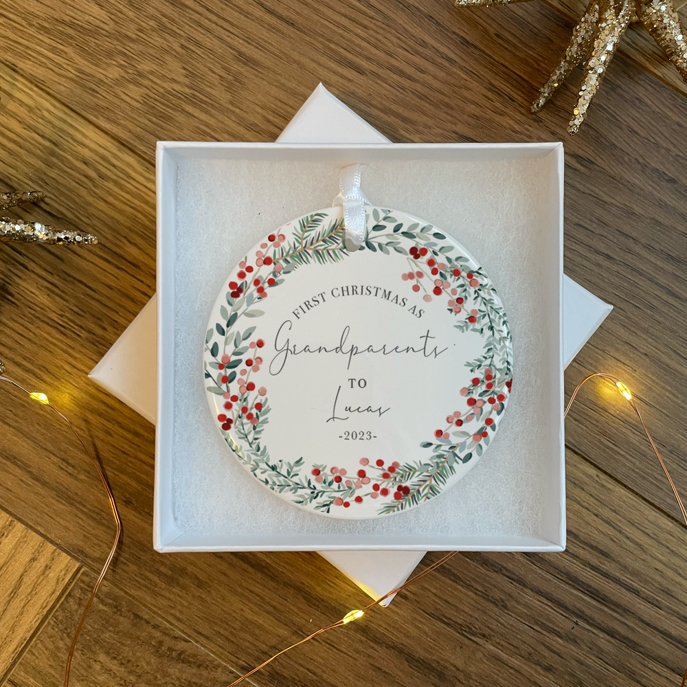 Personalised Grandparent Bauble