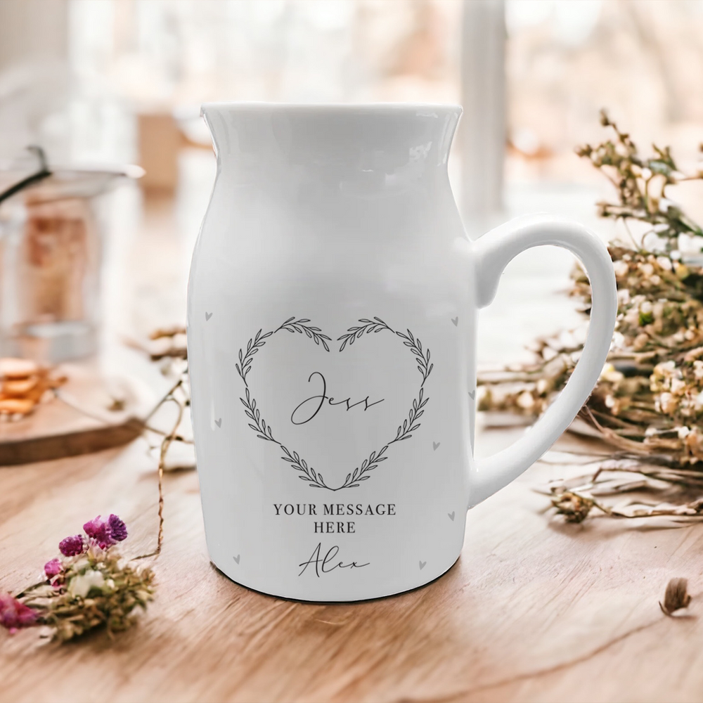 Personalised Valentine's Day Vase