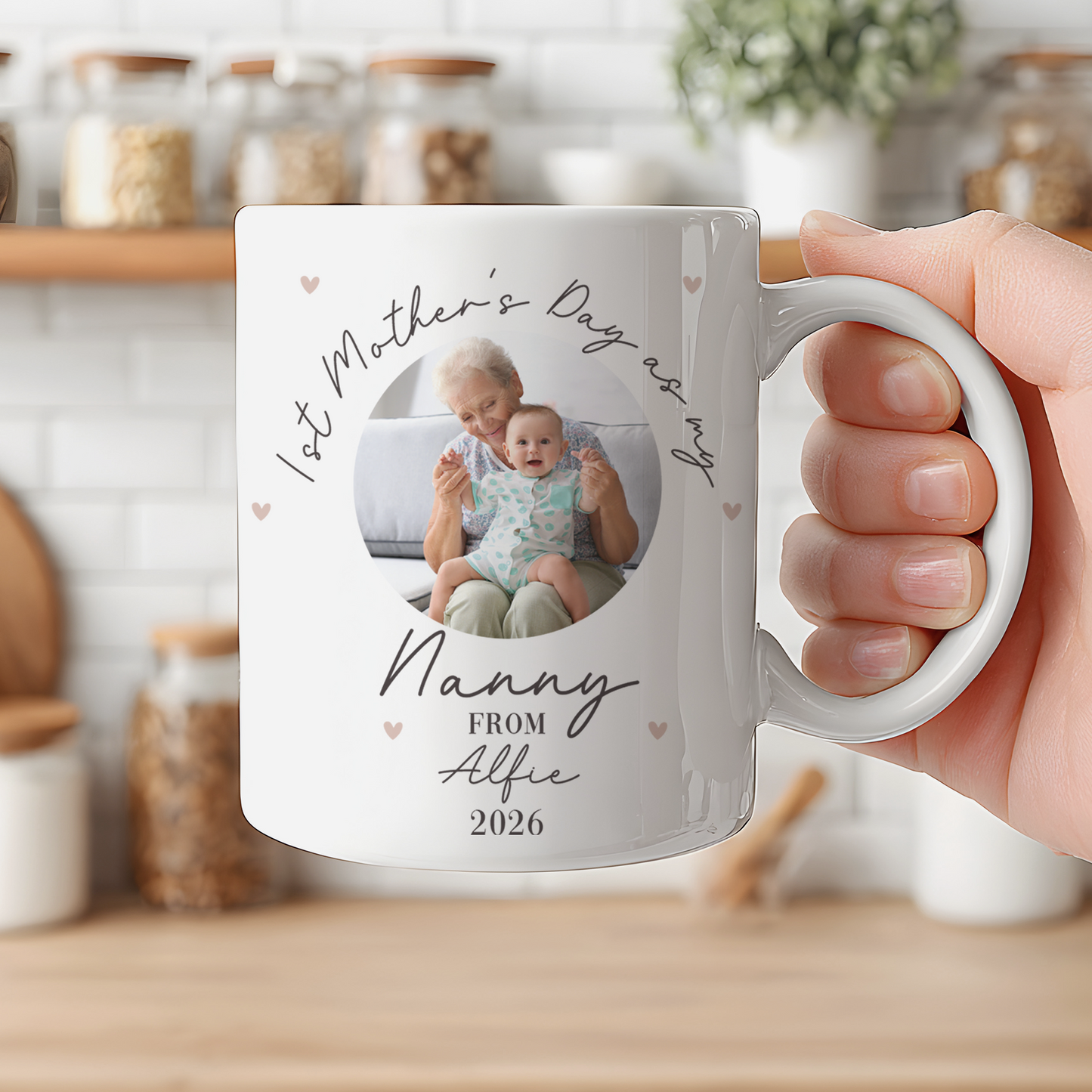 Personalised First Mother's Day Photo Mug