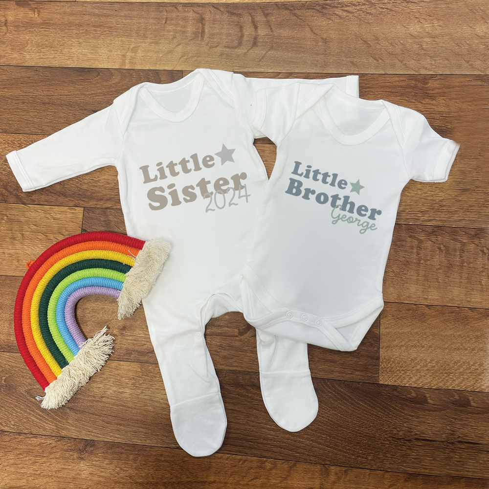 
                      
                        Personalised Brother Sister T-Shirt & Baby Vest
                      
                    