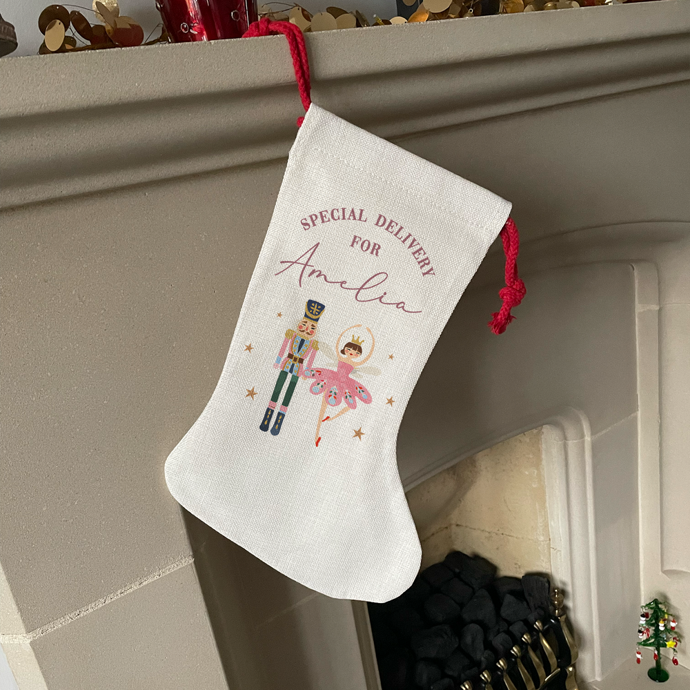 
                      
                        Personalised Ballerina & Nutcracker Christmas Stockings
                      
                    