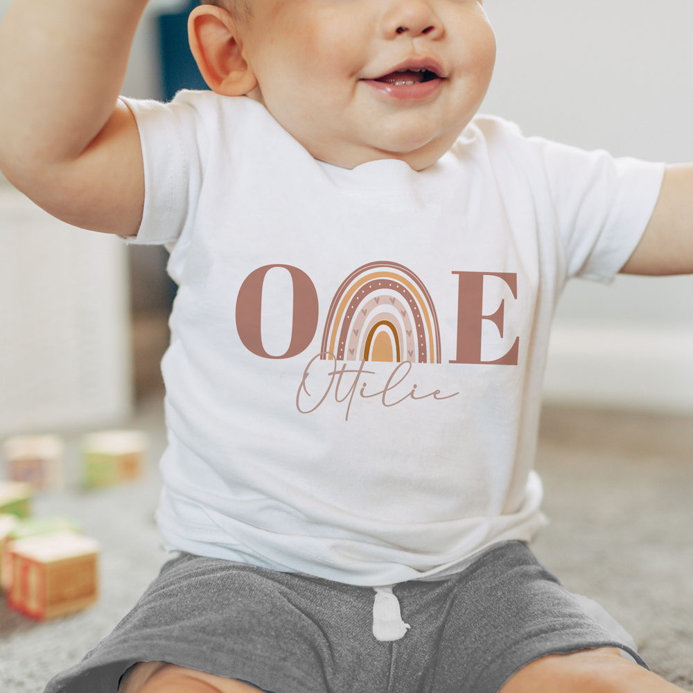 Personalised Onederful First Birthday T-Shirt & Baby Vest