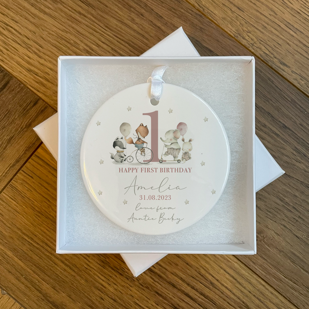 
                  
                    Personalised First Birthday Ornament
                  
                