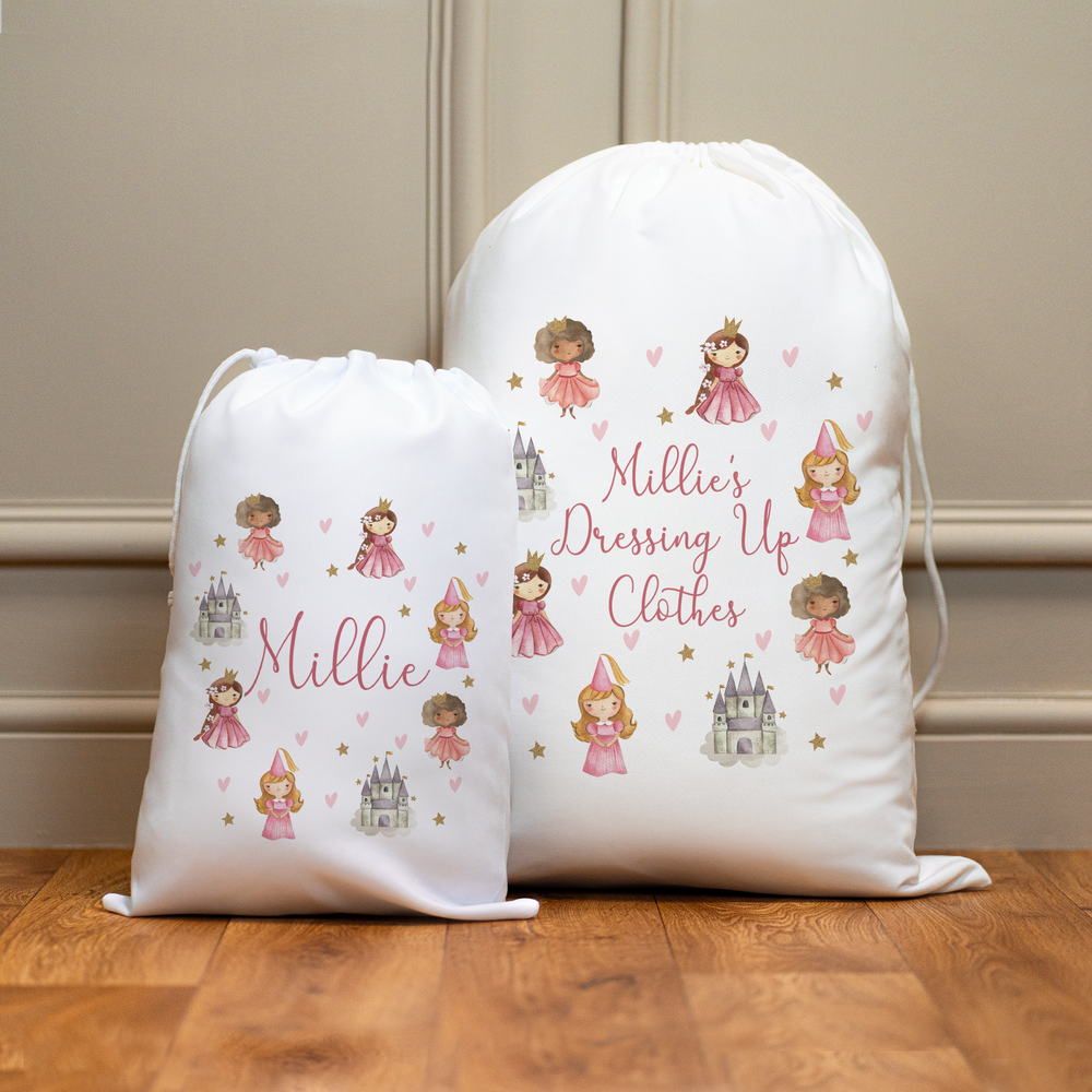 Personalised Princess Toy Sack