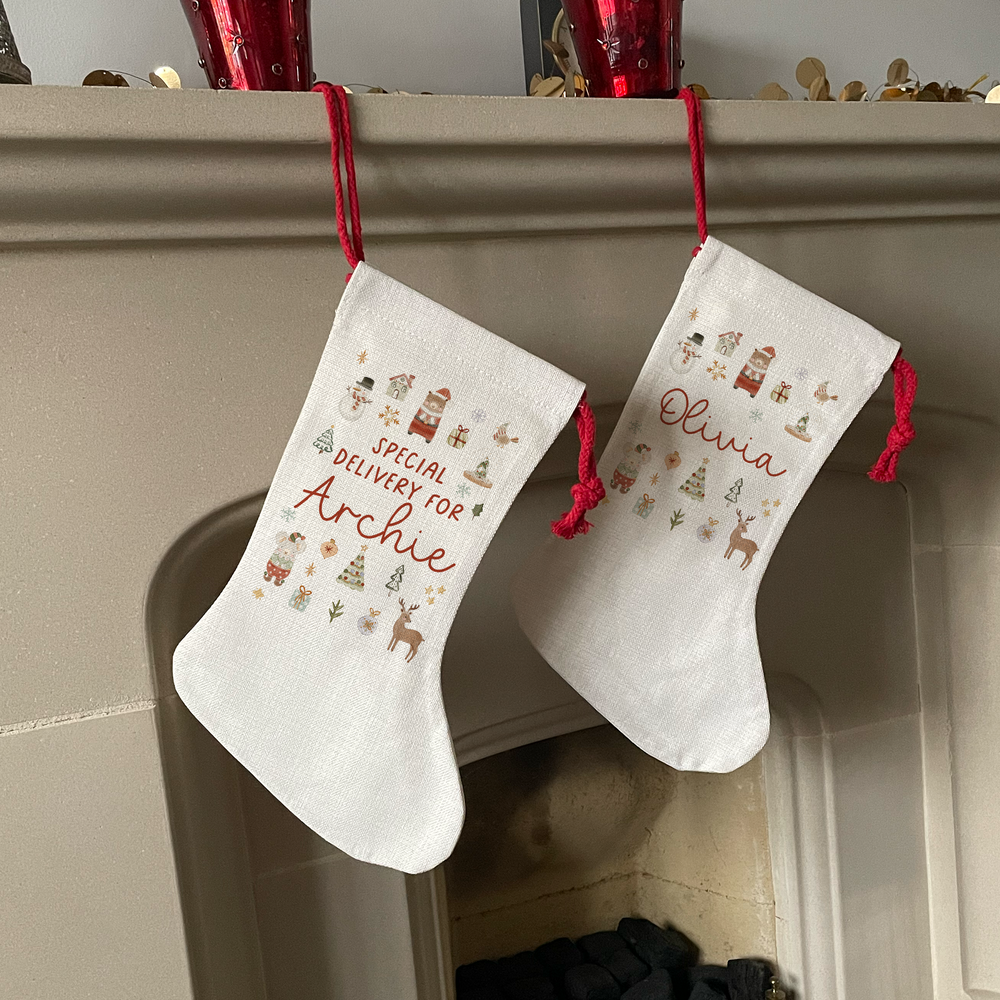 
                      
                        Personalised Boho Christmas Stocking
                      
                    