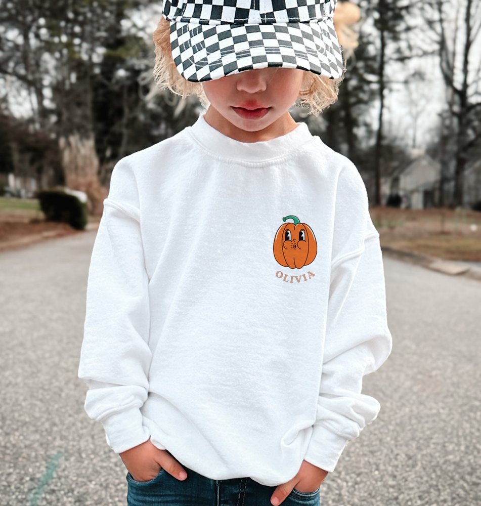 Personalised Pumpkin Patch Club Sweatshirt